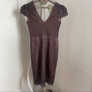 Sexy Nude Lace Dress H&M